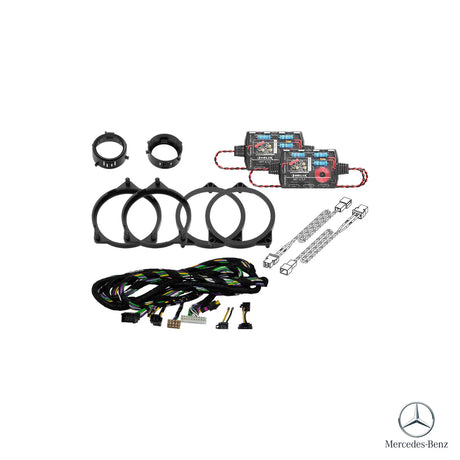 HELIX Ci3 front and rear speaker upgrade for Mercedes GLC X253 with MATCH DSP amplifier – MC Audio Sydney