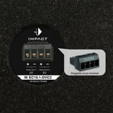 HELIX IK EC10.1-DVC2 rear enclosure view dual voice coil 2x2 ohm – MC Audio Sydney