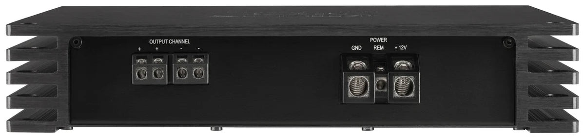 HELIX P ONE MK2 power and speaker terminals detail mono amplifier – by MC Audio Sydney