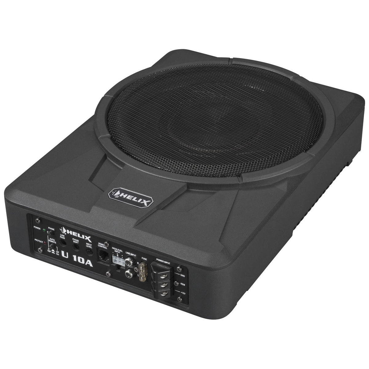 HELIX U 10A - 10" 180W RMS Active Slim Under Seat Subwoofer by HELIX | MC Audio Sydney