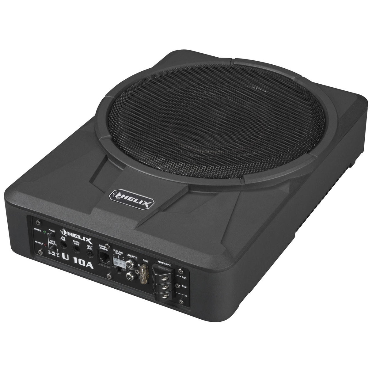 HELIX U 10A - 10" 180W RMS Active Slim Under Seat Subwoofer by HELIX | MC Audio Sydney