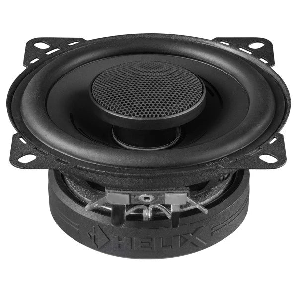 HELIX PF C100.2 coaxial speaker driver close-up 4 inch 3Ω – MC Audio Sydney