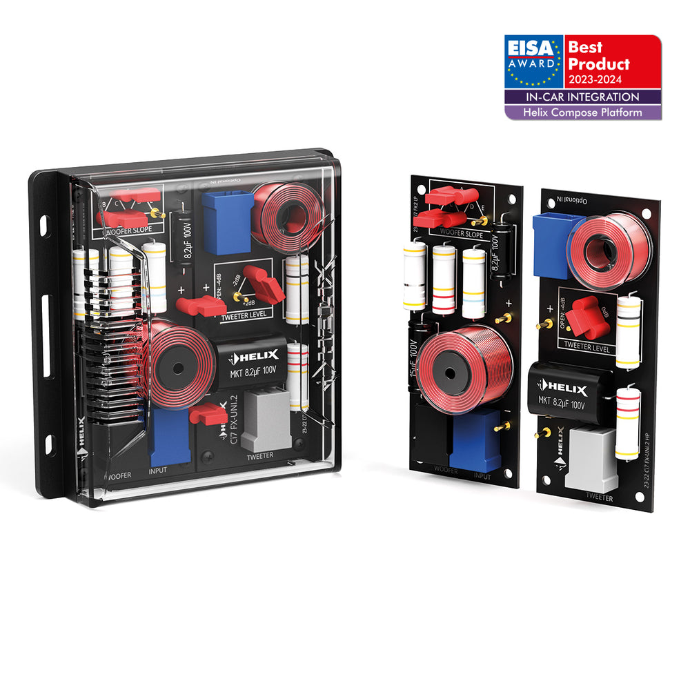 HELIX Ci7 FX-UNI.2 2-way Flex-Crossover – precision tuning component by MC Audio Sydney