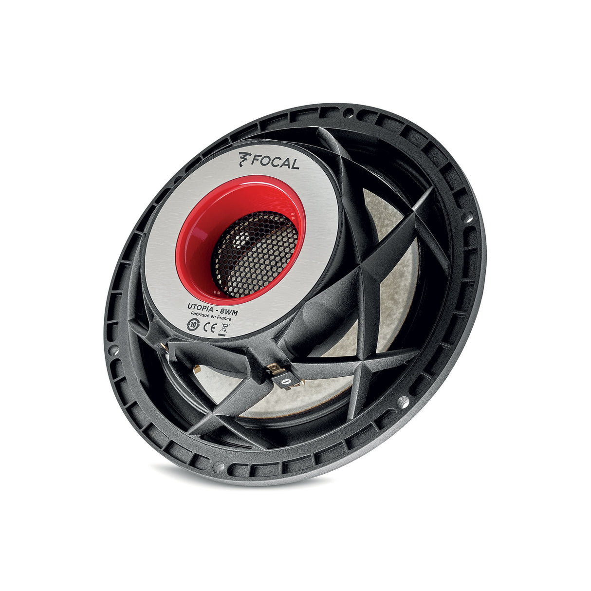 Focal 8WM Utopia M midbass close-up showing advanced cone and surround design – by MC Audio Sydney