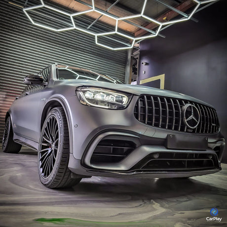 HELIX Ci3 subwoofer upgrade for Mercedes GLC X253 Burmester factory audio – MC Audio Sydney