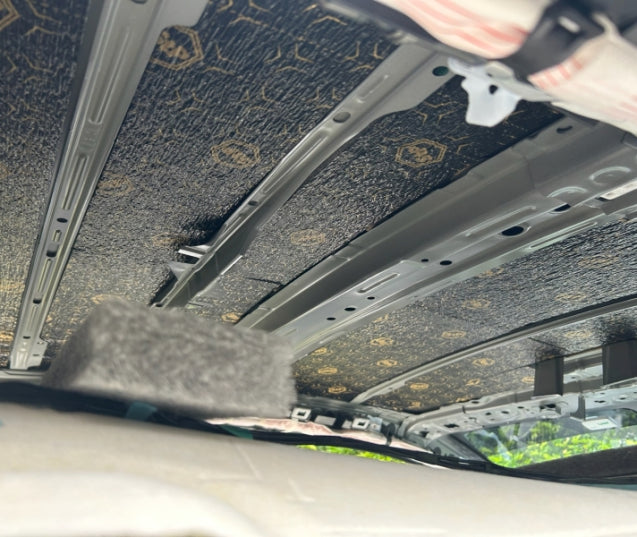 STP 8mm sound deadening foam texture and surface detail Black Ton – MC Audio Sydney