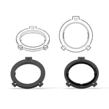 HELIX FlexMount CFMK20 1 inch speaker adapter full product view – MC Audio Sydney