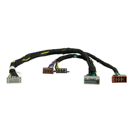 MATCH PP-PAC ISO T-harness inline installation between factory radio and amplifier – by MC Audio Sydney