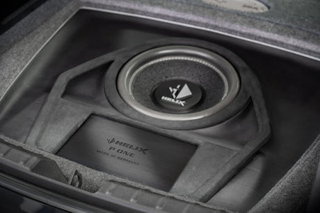HELIX P ONE MK2 installed application example mono amplifier car audio – by MC Audio Sydney