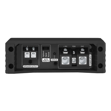 HELIX AMPLIFY 201 X-Over 24V installed application example mono amplifier 24V – by MC Audio Sydney