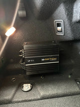 MATCH UP 1FX installed application example mono amplifier car audio – by MC Audio Sydney