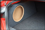 BASSER Subaru BRZ GT86 GR86 left side subwoofer enclosure installed example – by MC Audio Sydney