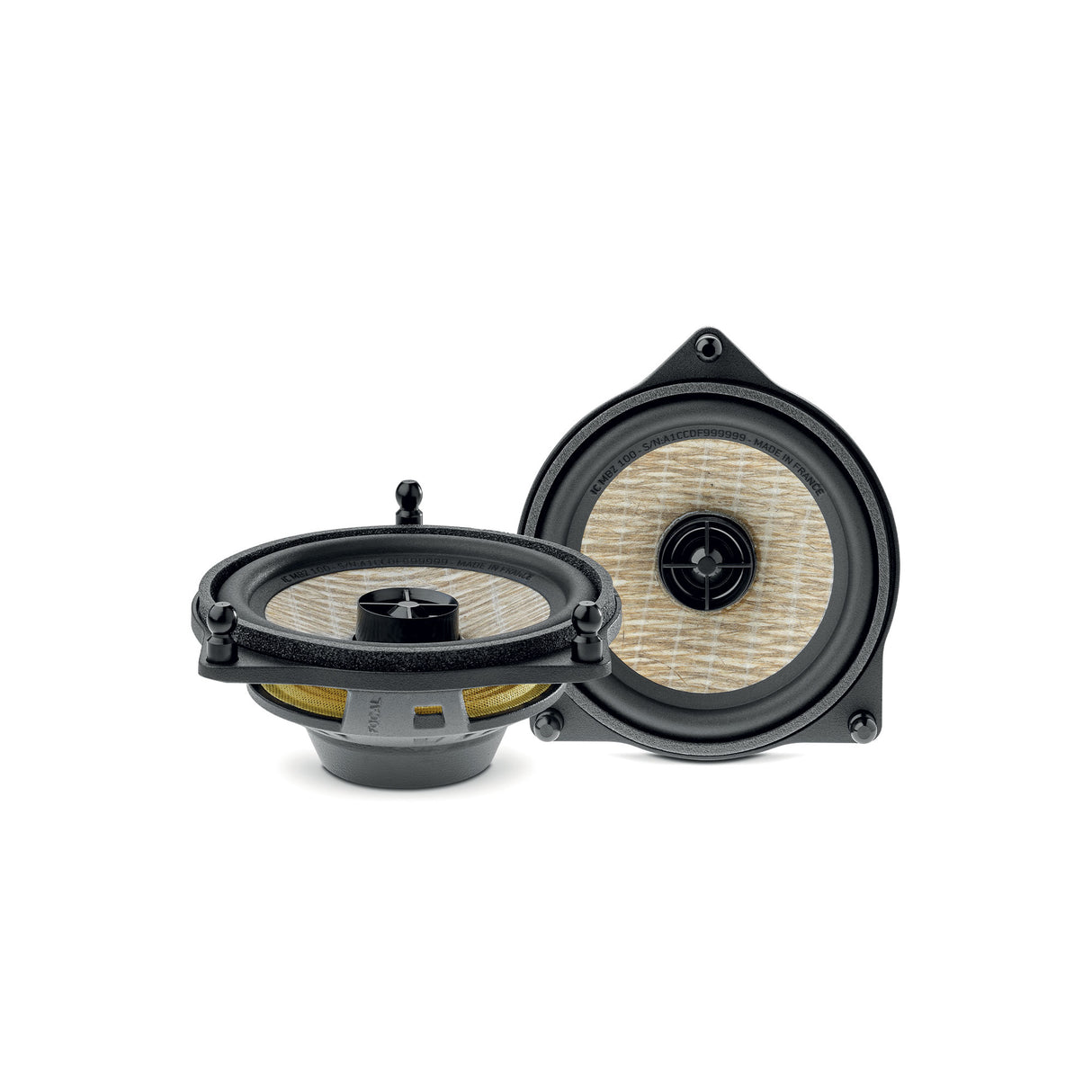 Focal IC MBZ 100 coaxial speaker cone and integrated tweeter detail – MC Audio Sydney