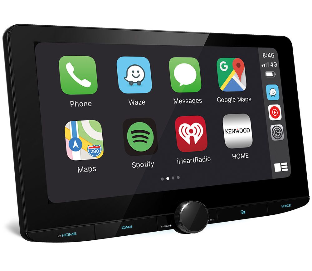 Kenwood DMX9720XDS home interface – 10.1” HD head unit with wireless CarPlay and Android Auto by MC Audio Sydney