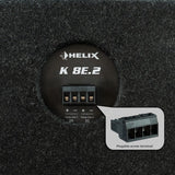 HELIX K 8E.2 - 8" 300W RMS Vented Subwoofer Box | 2x2Ω