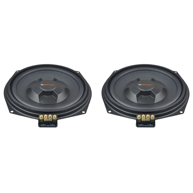 MATCH MW 8BMW-D - 8" PnP Under Seat Flat Subwoofer Pair, BMW & MINI | 2x2Ω by MATCH | MC Audio Sydne
