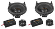 MATCH UP C42MB-FRT - 4" 2-Way PnP Compo Speaker Set, MERCEDES Type 1 | 4Ω by MATCH | MC Audio Sydney
