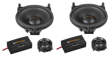 MATCH UP C42MB-FRT - 4" 2-Way PnP Compo Speaker Set, MERCEDES Type 1 | 4Ω by MATCH | MC Audio Sydney