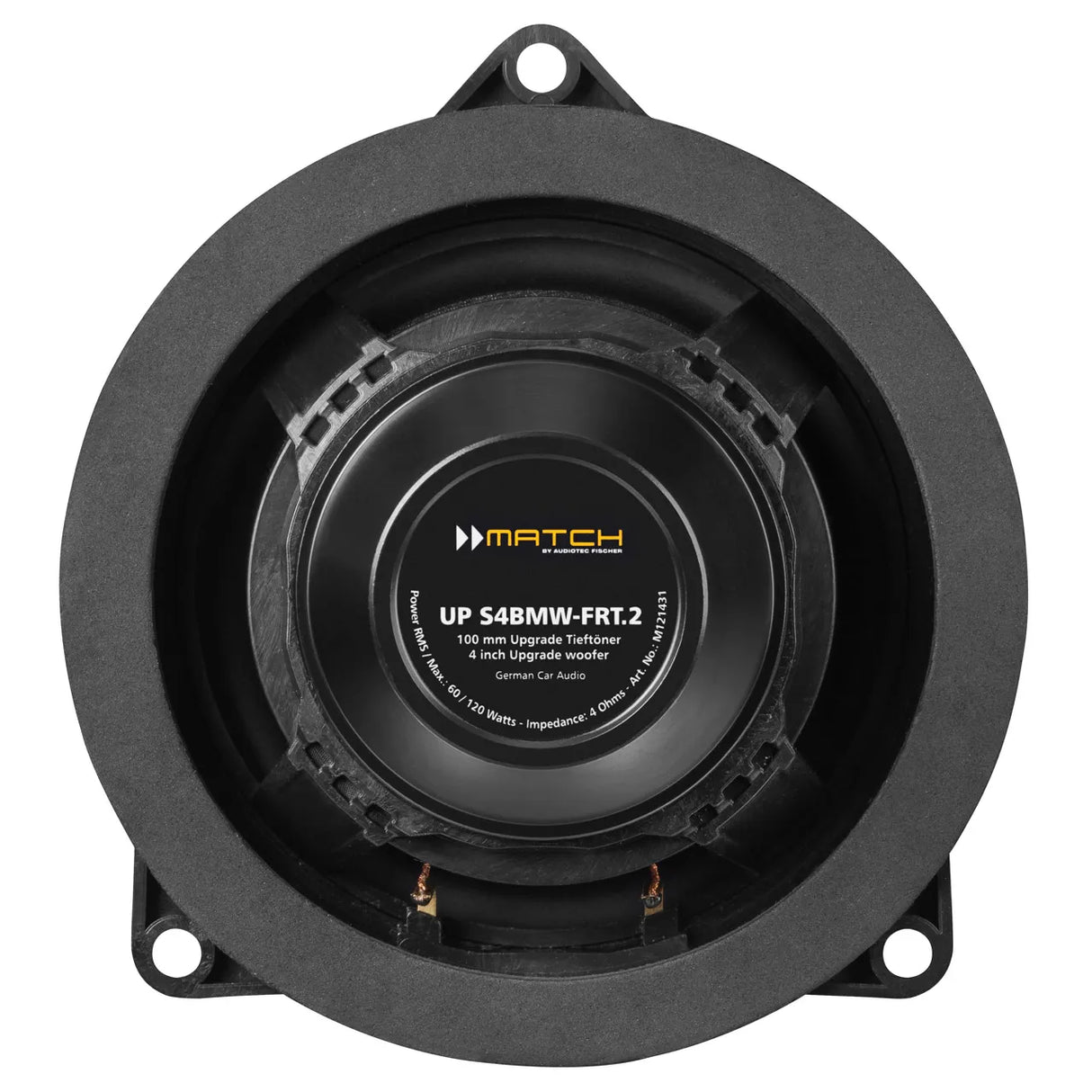 Match 4.69" 2-Way Split Component Speakers suits BMW UP C42BMW-FRT.2