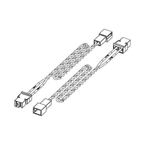 HELIX CWK MB.FX-550C wire kit connecting Mercedes OEM speaker wiring to HELIX FlexMount crossover 55 cm – by MC Audio Sydney