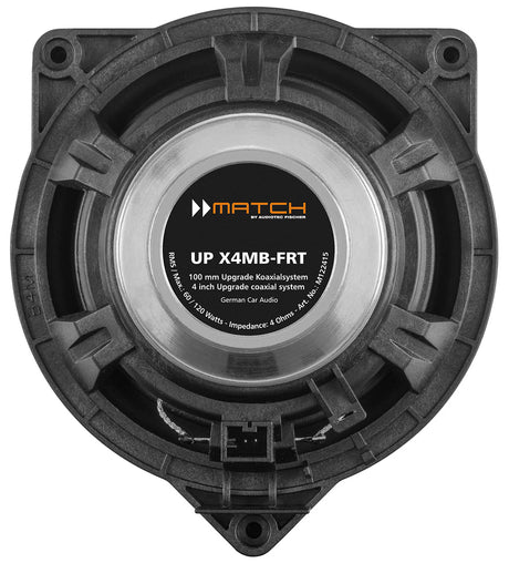MATCH UP X4MB-FRT plug and play connectors – 4” coaxial speakers for Mercedes-Benz by MC Audio Sydney