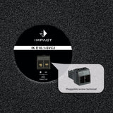 HELIX IK E10.1-SVC2 vented enclosure port and terminal detail 10 inch subwoofer – by MC Audio Sydney