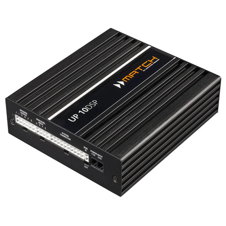 MATCH UP 10DSP side profile heatsink and thermal design – by MC Audio Sydney