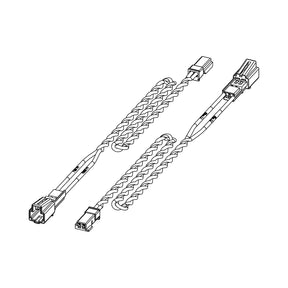 HELIX CWK TES1.T-225TC wire kit connecting Tesla and Audi OEM speaker type 1 to tweeter 25.5 cm – by MC Audio Sydney