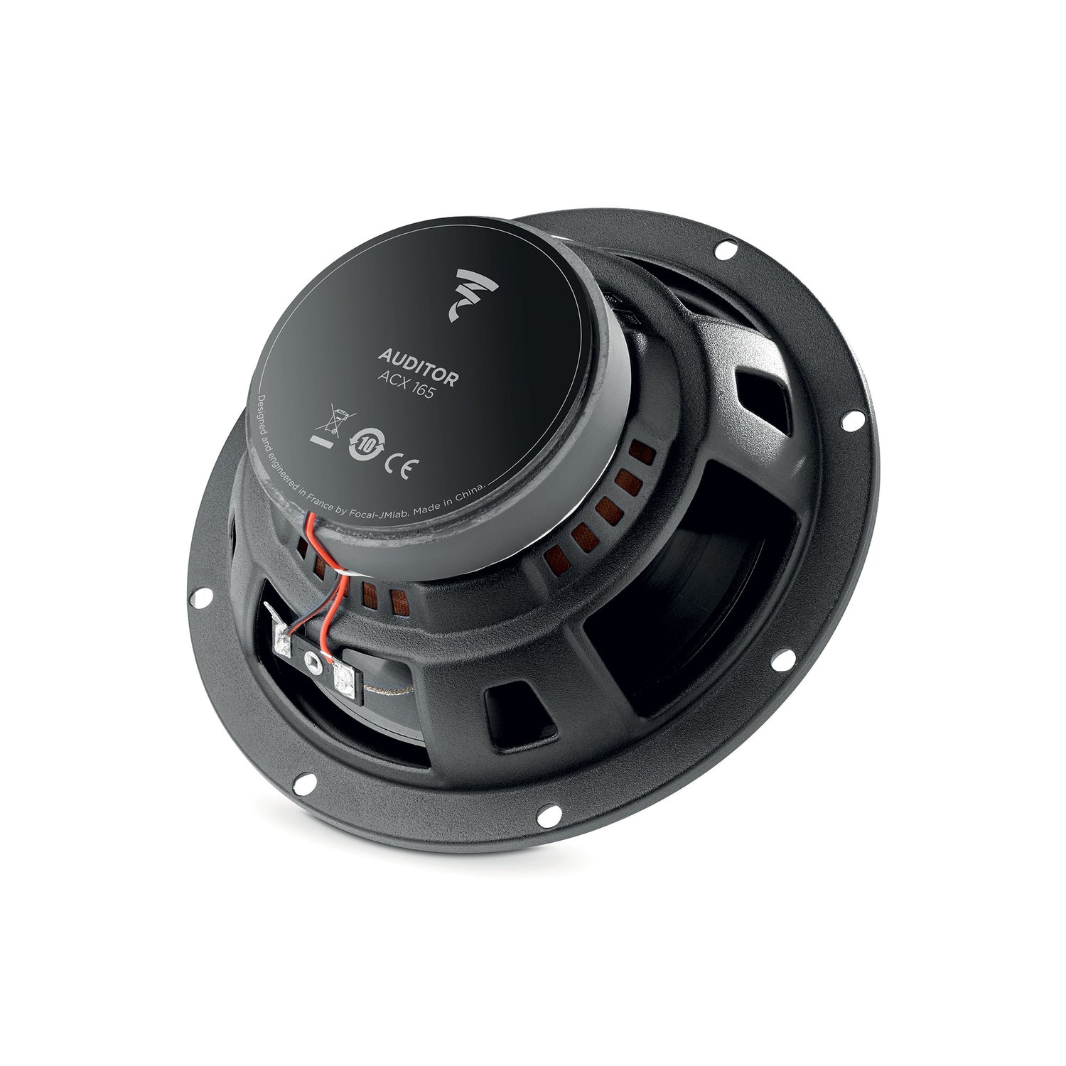 Focal ACX 165 coaxial speaker close-up showing polypropylene cone and integrated tweeter – by MC Audio Sydney