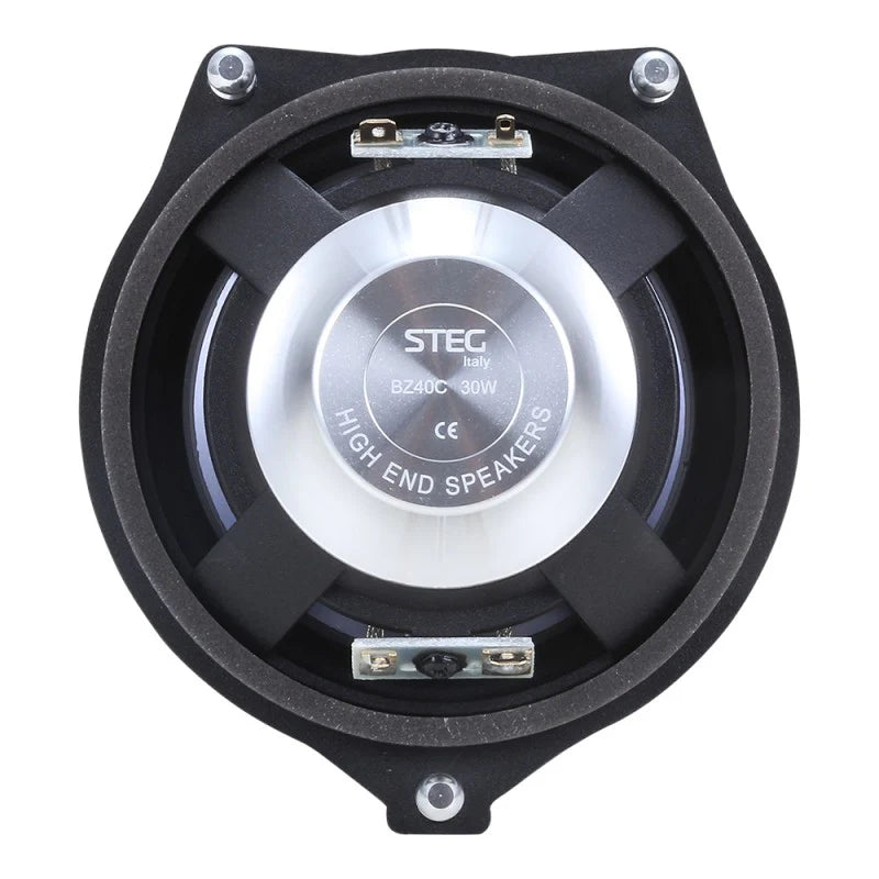 STEG BZ40C midrange speaker cone detail – Mercedes audio upgrade by MC Audio Sydney