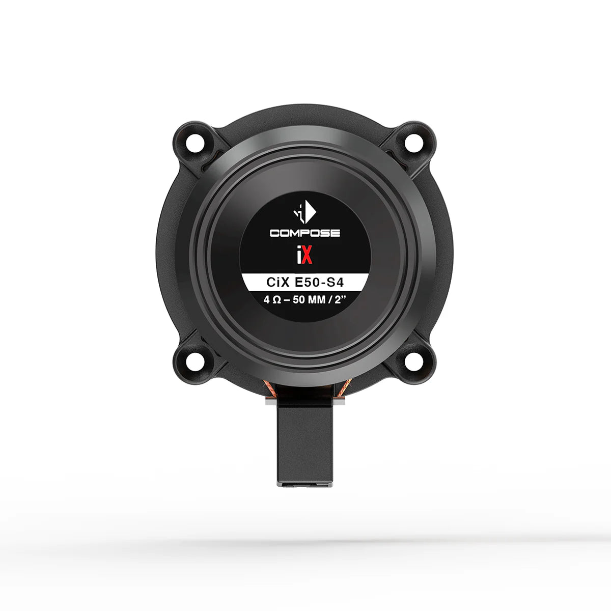 HELIX CiX E50-S4 driver close-up EchoSound hidden speaker 4Ω – MC Audio Sydney