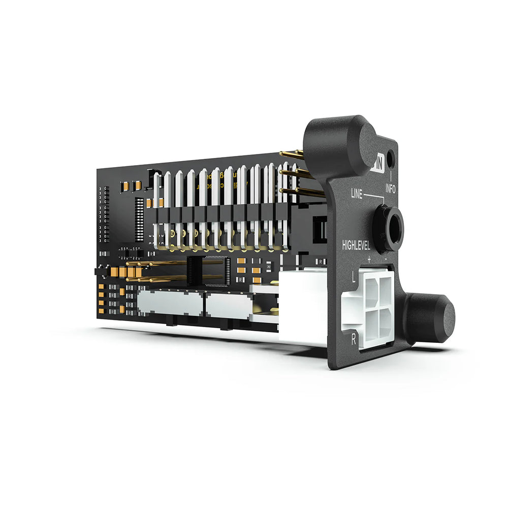 Extension Card 2.0 Analog In circuit board detail for HELIX MATCH DSP integration – by MC Audio Sydney
