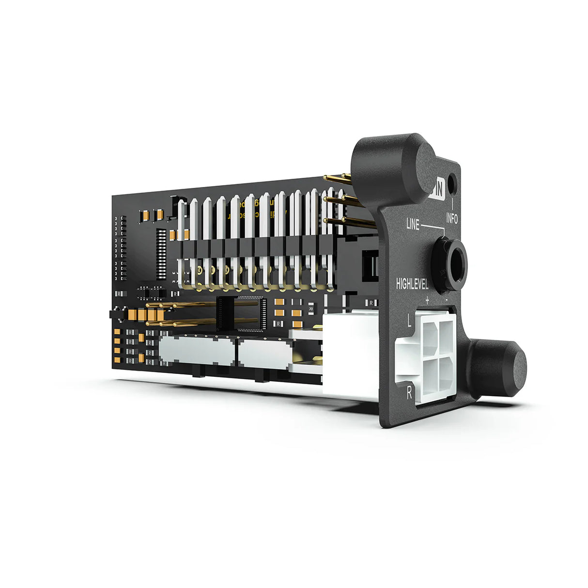 Extension Card 2.0 Analog In circuit board detail for HELIX MATCH DSP integration – by MC Audio Sydney