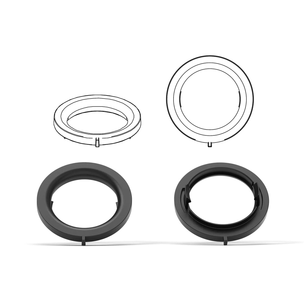 HELIX FlexMount CFMK20 3D printed adapter designed for precise 1 inch tweeter installation.