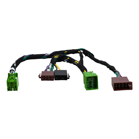 MATCH PP-PAC ver.2 ISO connectors close-up for OEM radio integration – by MC Audio Sydney