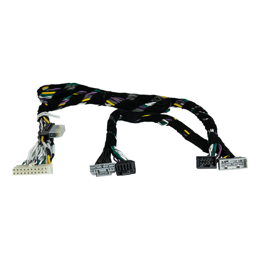 MATCH PP-PAM Molex T-harness connector close-up for OEM radio interface – by MC Audio Sydney