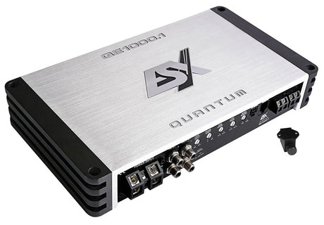 ESX QE1000.1 amplifier input and output connections – 1-channel Class-D amp with bass remote by MC Audio Sydney