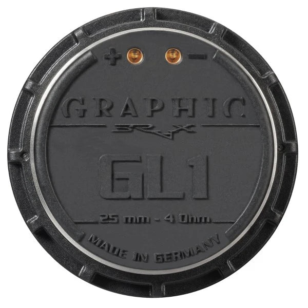 BRAX GRAPHIC GL1 MK2 high-end tweeters delivering exceptional clarity and detail for premium car audio systems.