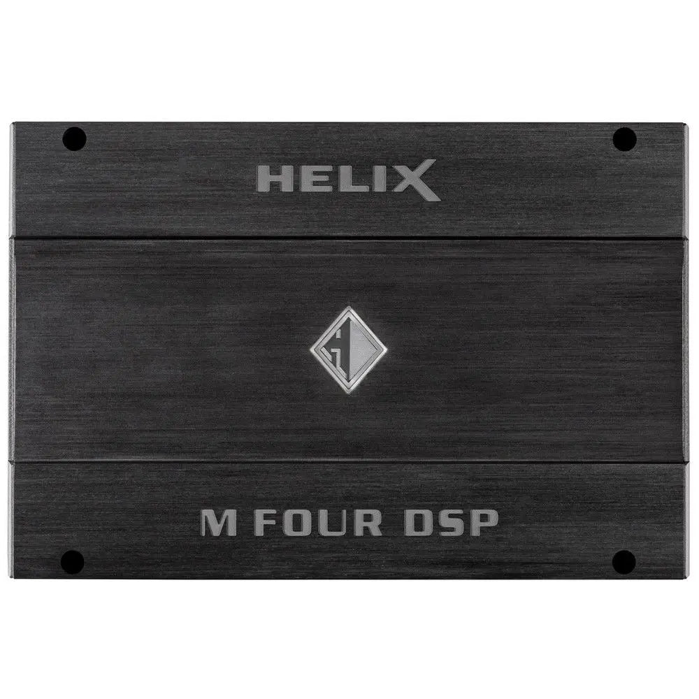 HELIX M FOUR DSP input and output panel – 4-channel Class-D amplifier with 10ch DSP by MC Audio Sydney