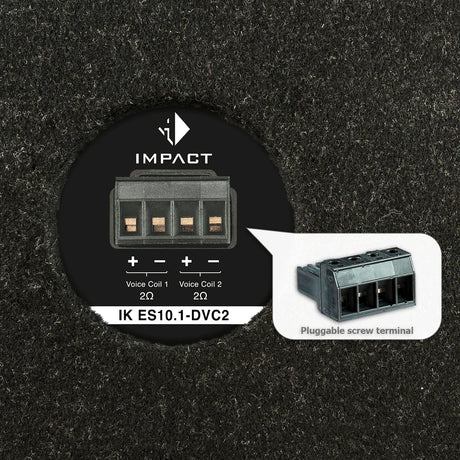 HELIX IK ES10.1-DVC2 vented enclosure port design detail – MC Audio Sydney