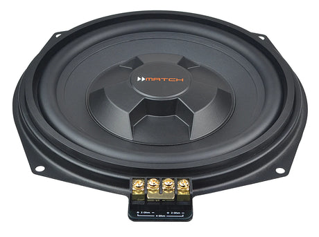 : MATCH MW 8BMW-D 8 inch Plug and Play under-seat flat subwoofer pair for BMW and MINI dual 2 ohm – by MC Audio Sydney