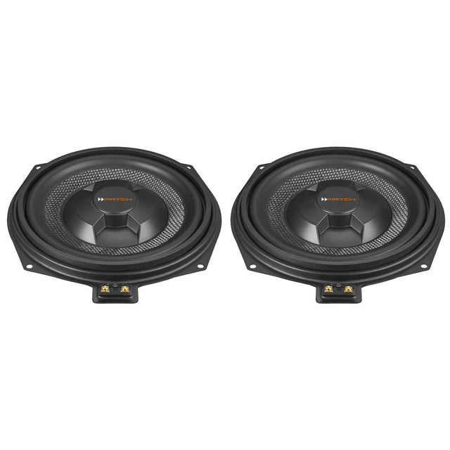 MATCH UP W8BMW-S 8 inch Plug and Play under-seat subwoofer pair for BMW and MINI 2Ω – MC Audio Sydney
