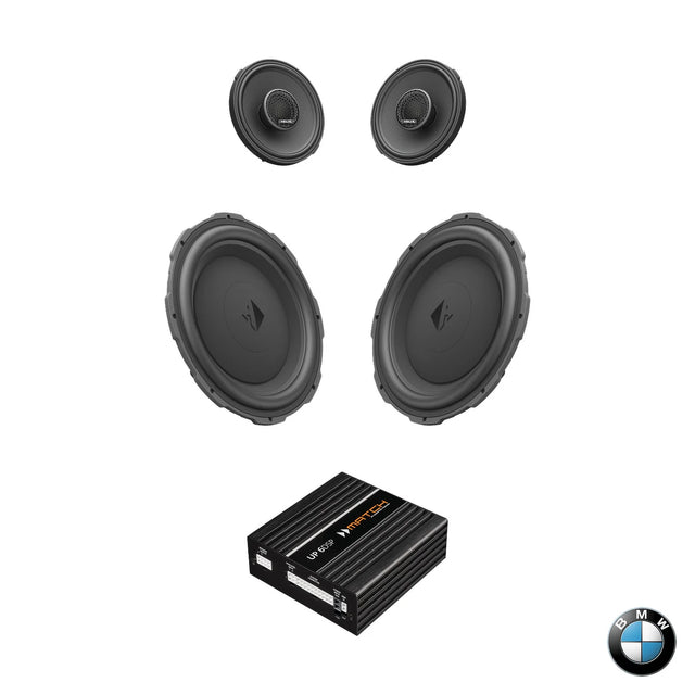 HELIX Ci3 Ci5 front speaker, underseat subwoofer and DSP amplifier upgrade package for BMW F Generation Basic Sound system – MC Audio Sydney
