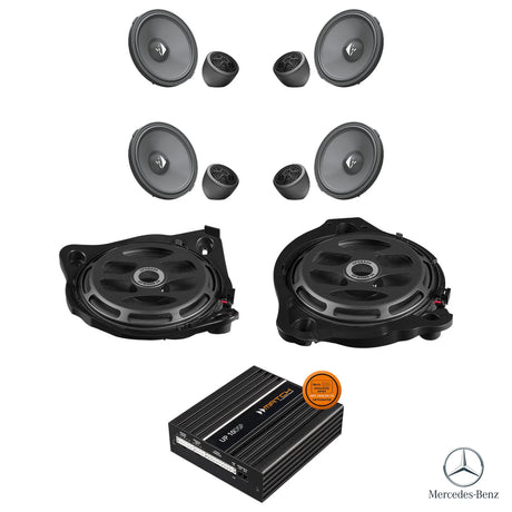 HELIX Ci3 speaker, subwoofer and DSP amplifier upgrade package for Mercedes-Benz C-Class W205 Burmester sound system – MC Audio Sydney