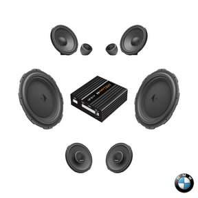 HELIX Ci7 Ci3 Ci5 speaker, underseat subwoofer and DSP amplifier upgrade package for BMW F Generation Basic Sound with tweeter pods required – MC Audio Sydney