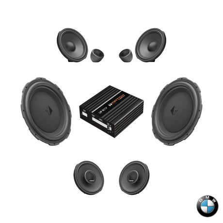HELIX Ci7 Ci3 Ci5 speaker, underseat subwoofer and DSP amplifier upgrade package for BMW F Generation Basic Sound with tweeter pods required – MC Audio Sydney