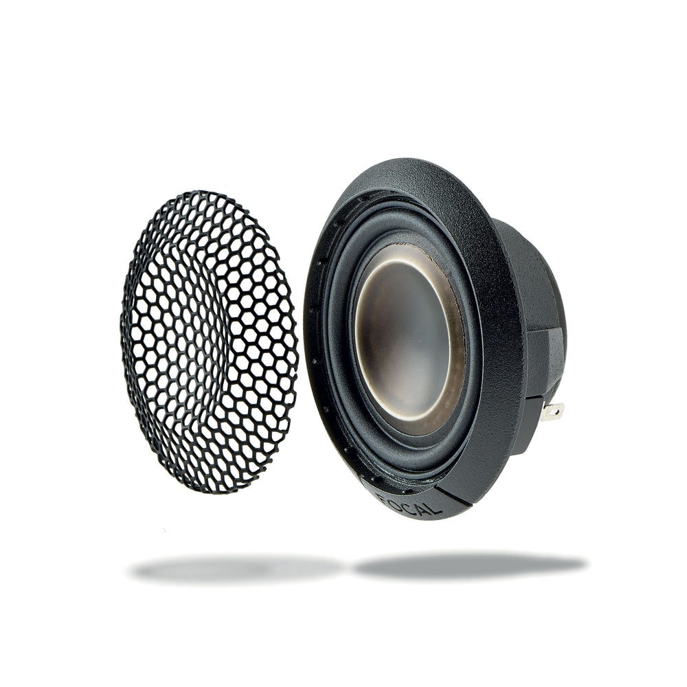 Focal FRAK 1.5 inch tweeter pair layout for premium car audio upgrade – by MC Audio Sydney