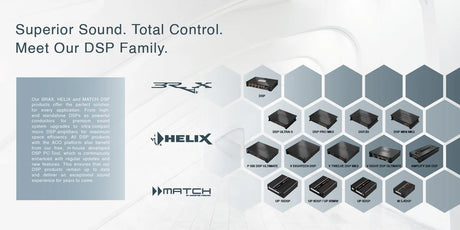 DSP PC-Tool 6 sound tuning workflow and setup brochure – by MC Audio Sydney