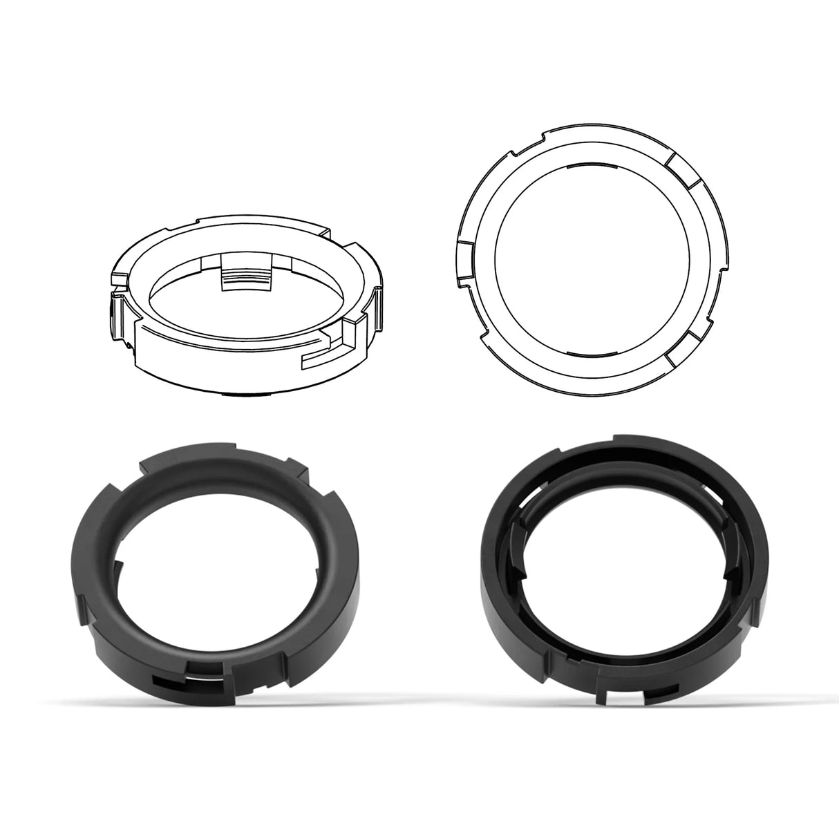 HELIX FlexMount CFMK20 mounting points and structure close up – MC Audio Sydney