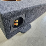 BASSER Hilux premium fit box 10 inch mounting surface detail – MC Audio Sydney